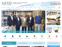 Tablet Screenshot of miad.org.tr